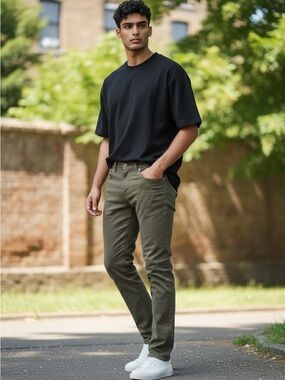 Joes Men's Slim Stretch Jeans - Olive